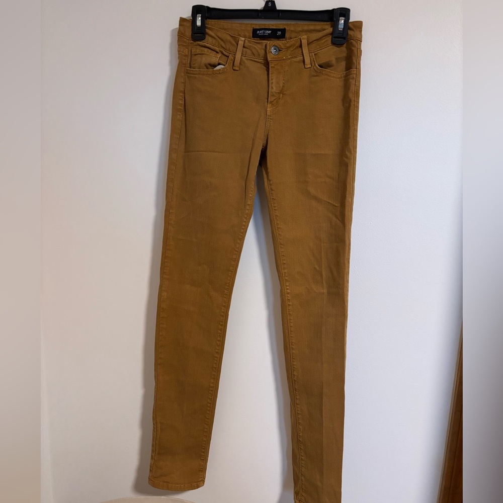 Golden Brown Skinny Jeans from Just USA size 9 /29inch waist